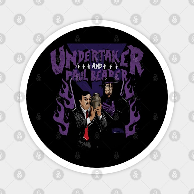 Undertaker & Paul Bearer Pose Magnet by MunMun_Design